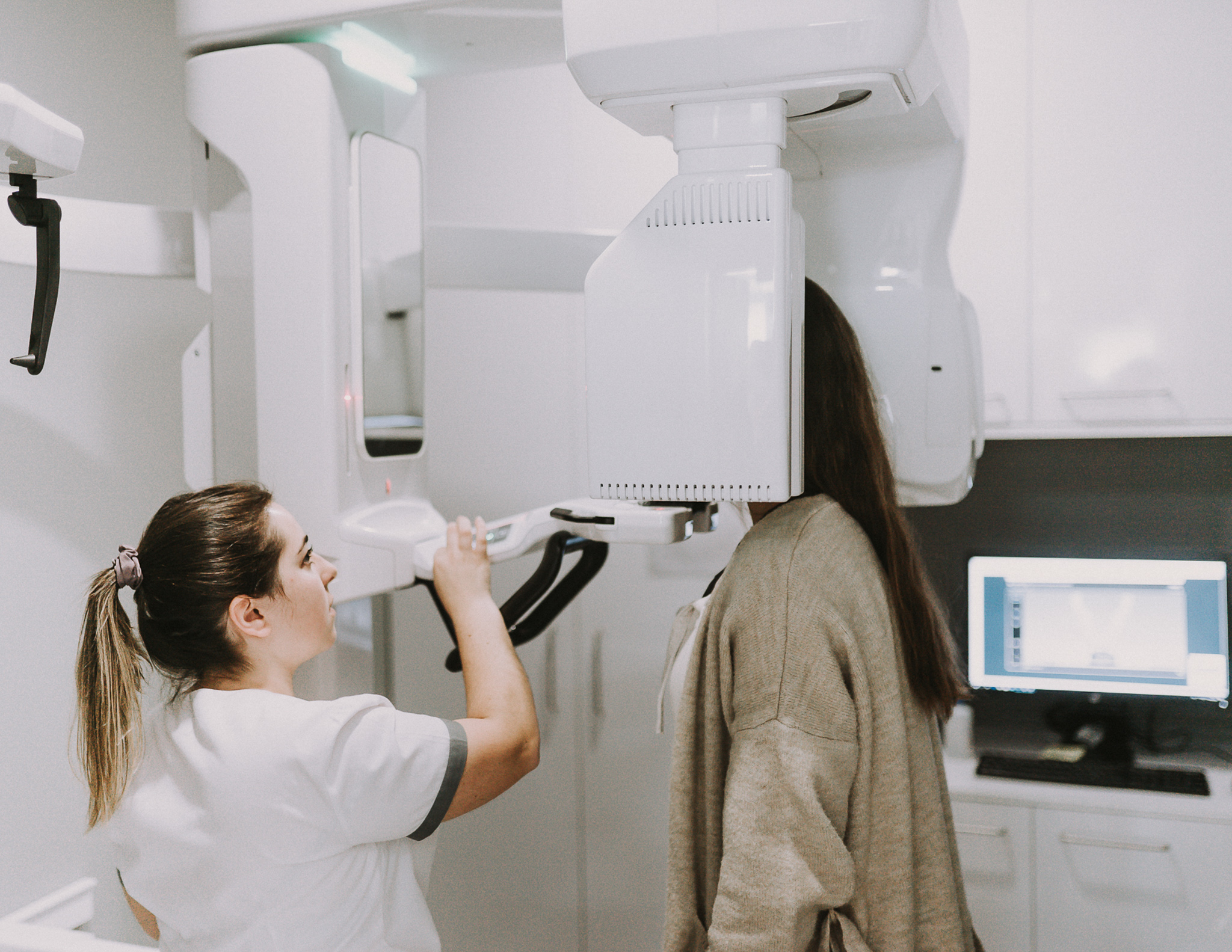 Panoramic radiography is important during the first visit to detect caries and lesions and to get an internal view of teeth.